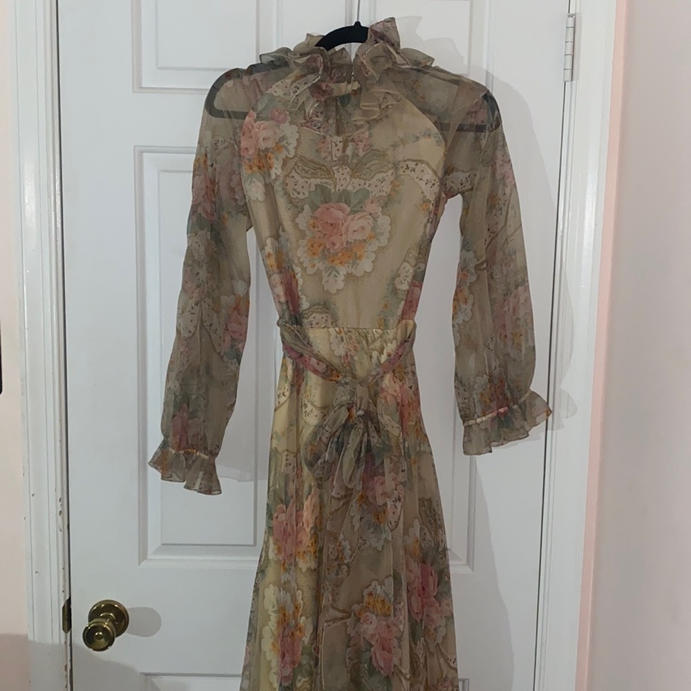Vintage 1970s maxi dress
